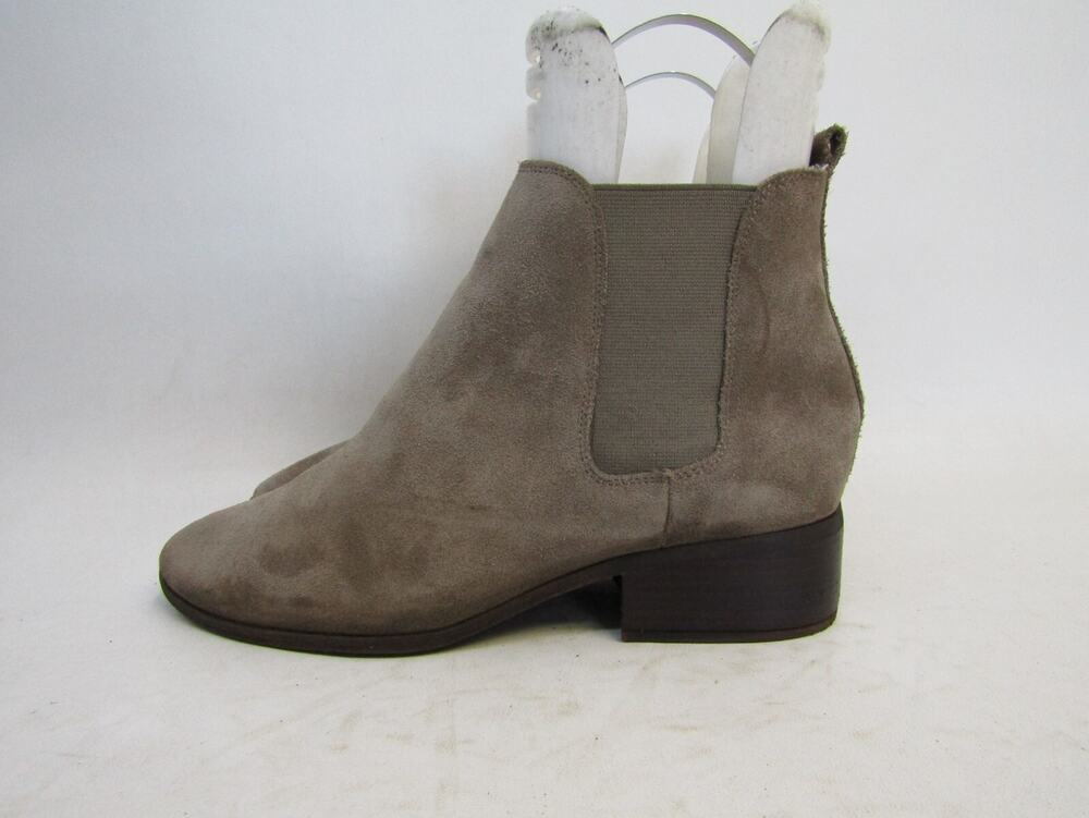 Lucky Brand Womens Size 11 M Brown Leather Zip Ankle Fashion Boots Bootie